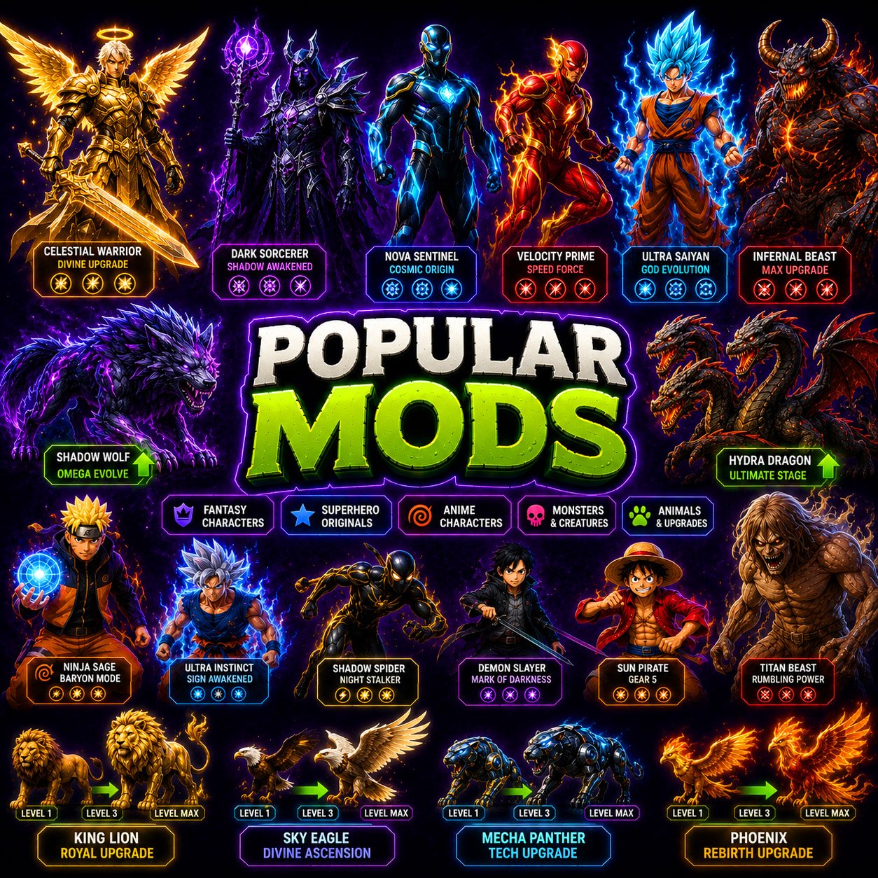 Popular Mods